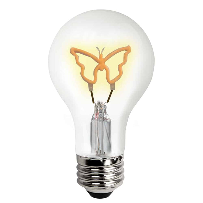 TCP FA19BUTTERFLYBD Butterfly LED Decorative Filament A19 Bulb