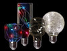 LED Light Bulbs Feit FY/G25/B/TWK/LEDG25 Twinkling Blue & White LED Fairy G25 Globe Light Bulb Feit Electric