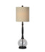 Table Lamp Forty West Designs 710206 Giovanni Black and Glass 36" Buffet Lamp Set of 2 Forty West Designs