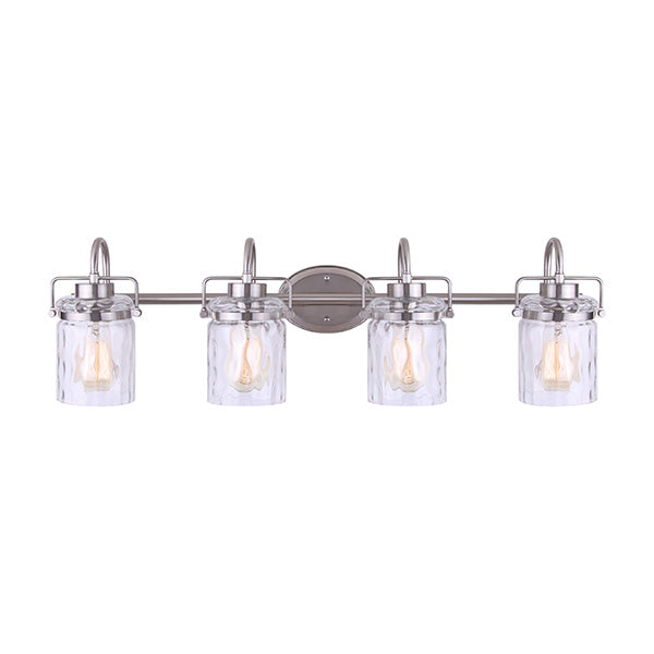 Wall Sconce / Vanity Canarm IVL707A04BN Arden Four-Light Vanity Light in Brushed Nickel Canarm