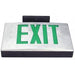 KXTEU1RGAEM DieCast Aluminum Battery Backup LED Green Exit Sign