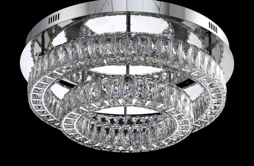 Flush Mount Crystal Chandeliers Tomia L1930/54/005CH Gabrielle Contemporary LED Bohemian Crystal Flush Mount Chandelier Tomia Crystal Chandeliers