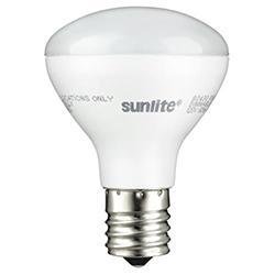 LED R14 Sunlite 80430-SU 4W LED R14 E17 Intermediate Base Light Bulb 2700K Sunlite