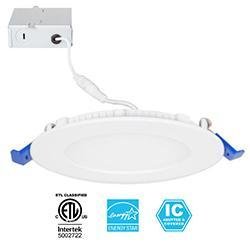 LED Recessed Downlight Profusion LED PFLED4-10W-SPL-CCT 4" 10W Interchangeable Color Panel Lights ProfusionLED