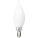 led Candelabra Bulb TCP FF11D4050EE12W LED Flame Tip Candelabra Bulb 5000K Frosted Dimmable TCP