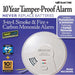 Smoke Alarm USI MIC1509S Hardwired 3-in-1 Smoke, Fire and Carbon Monoxide Smart Alarm USI