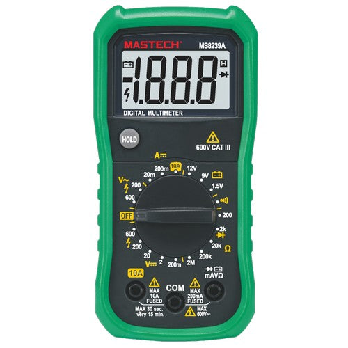 Test Equipment Morris Products 57030 Digital Multimeter with Rubber Holster Morris