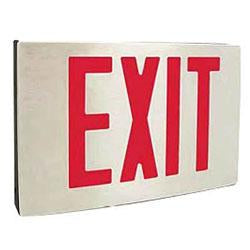 Exit Sign Radiant-Lite NYKXTEU-1-R-W-A-EM 5W Diecast Aluminum Exit Sign Radiant-Lite