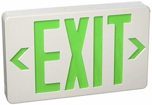 Royal Pacific RXL5GW Standard LED Exit Sign GREEN Battery Backup
