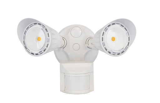 LED Flood Light Dual Head LED Security Flood Light Dimmable - White Morris Products
