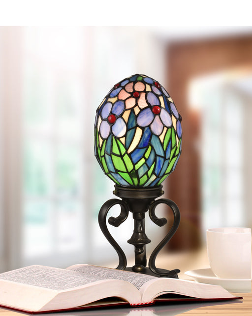 Accent Lamp Rangel Egg Tiffany Stained Glass Accent Lamp Dale Tiffany