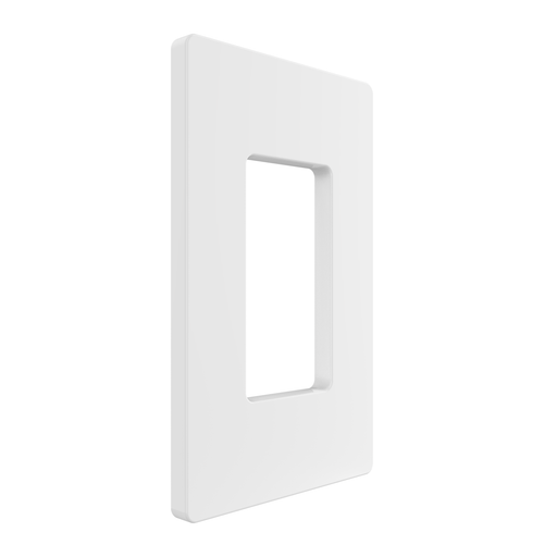 Wall Plate TAN-D0070W-S 1-Gang Decorator Screwless Wall Plate - White Tania Wiring Devices