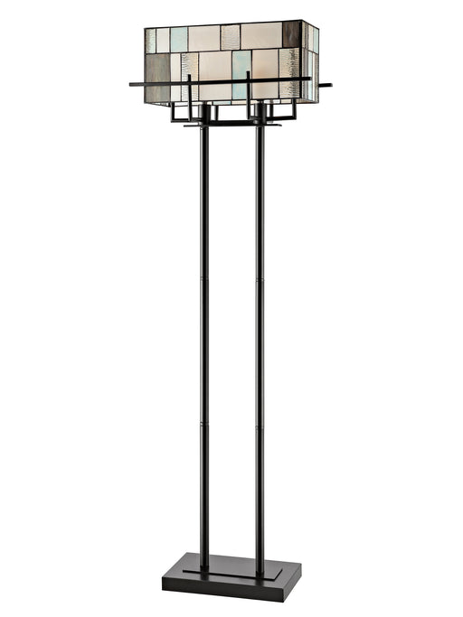 Floor Lamp Dale Tiffany TF19174 Stonegate Stained Glass Floor Lamp Dale Tiffany