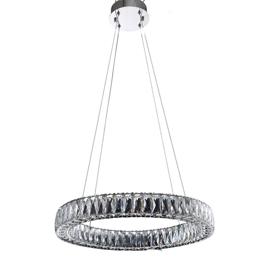 LED Chandelier Tomia L1900/36/005 Teresa Contemporary LED Bohemian Crystal Ring Chandelier Tomia Crystal Chandeliers