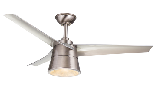 Ceiling Fan Wind River Cylon WR1638 52" Ceiling Fan in Stainless Steel or Walnut Wind River Fans