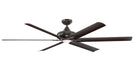 Ceiling Fan Wind River EXO WR1755 70" Ceiling Fan in Oiled Bronze or Stainless Steel Wind River Fans