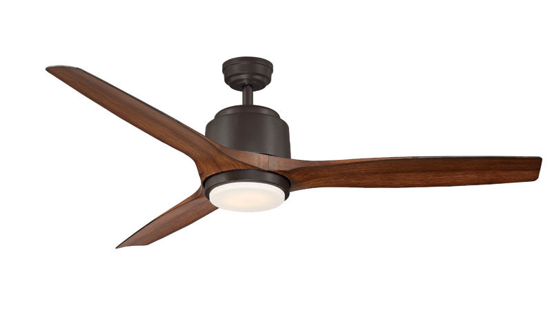 Ceiling Fan Wind River WR1766TB Sora Textured Brown 56 Inch 3 Blade Outdoor Ceiling Fan With LED Light Kit Wind River Fans