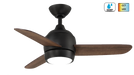 Ceiling Fan Wind River WR2008MB The Mini 36" Indoor Outdoor Ceiling Fan in Matte Black Wind River Fans