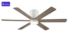 Ceiling Fan Wind River WR2028MW Coldwater 52" Wi-Fi smart Ceiling Fan in Matte White Wind River Fans