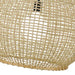 Pendant Golden Lighting 1078-L BLK-BB Reed Large Bamboo Pendant Golden Lighting