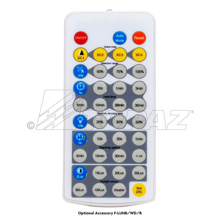 Color Select Remote Topaz F-LUHB/WD/RC Remote Control for Splashdown Series Fixtures Topaz