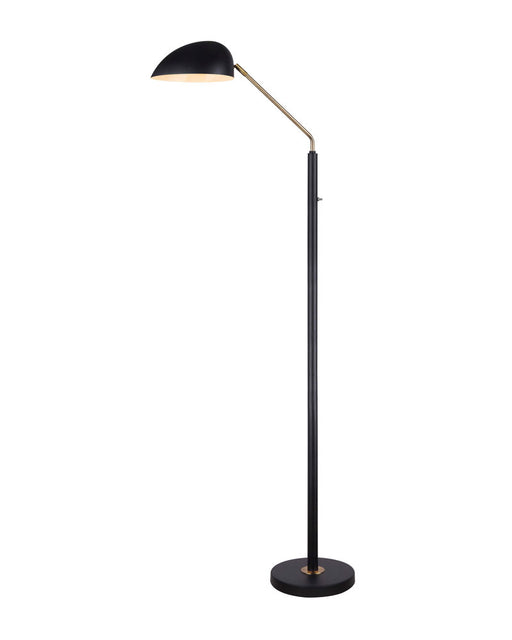 Floor Lamp Canarm IFL1054A67BKG Hinton Matte Black and Gold Floor Lamp Canarm
