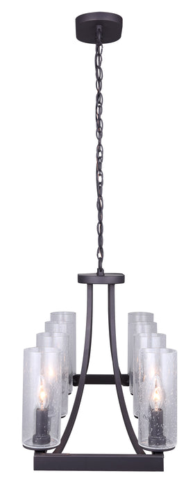 Island Chandelier Canarm ICH633A08ORB Nash Linear Chandelier in OIl Rubbed Bronze Canarm