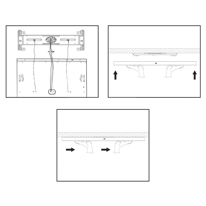 Led Panel Mount Rct Radiant-Lite 2X4 Internal Driver LED Flat Panel Surface Mount CCT Sele ...