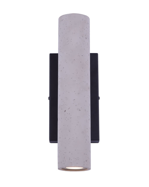 Outdoor Wall Light Canarm LOL518BK Rivo LED Cement Look Outdoor Up/Down Light Canarm