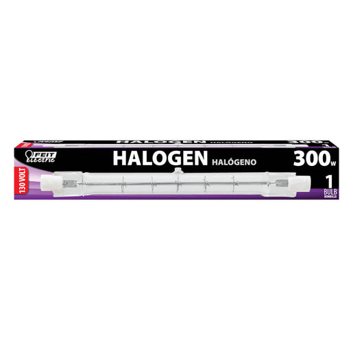 Double Ended Halogen Feit Q300T3/CL 300 Watt Double Ended Halogen J Bulb Feit