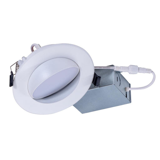LED Recessed Downlight Topaz RDL/4GIM/15/5CTS-46 4 Inch Gimbal CCT Selectable LED Slim Fit Recessed Downlight 15W Topaz