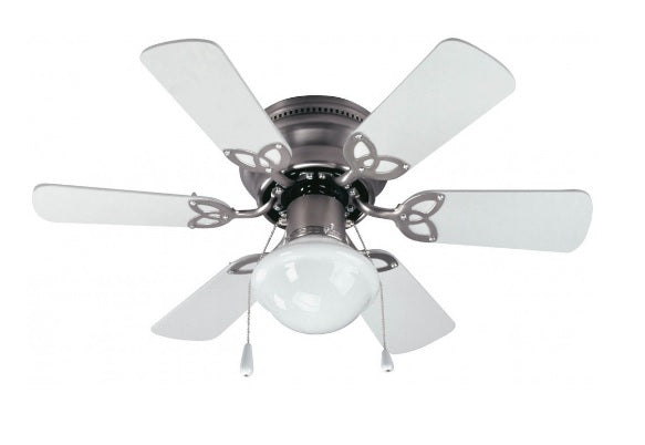 Canarm Twister CF3230651S 30" Ceiling Fan in Brushed Pewter